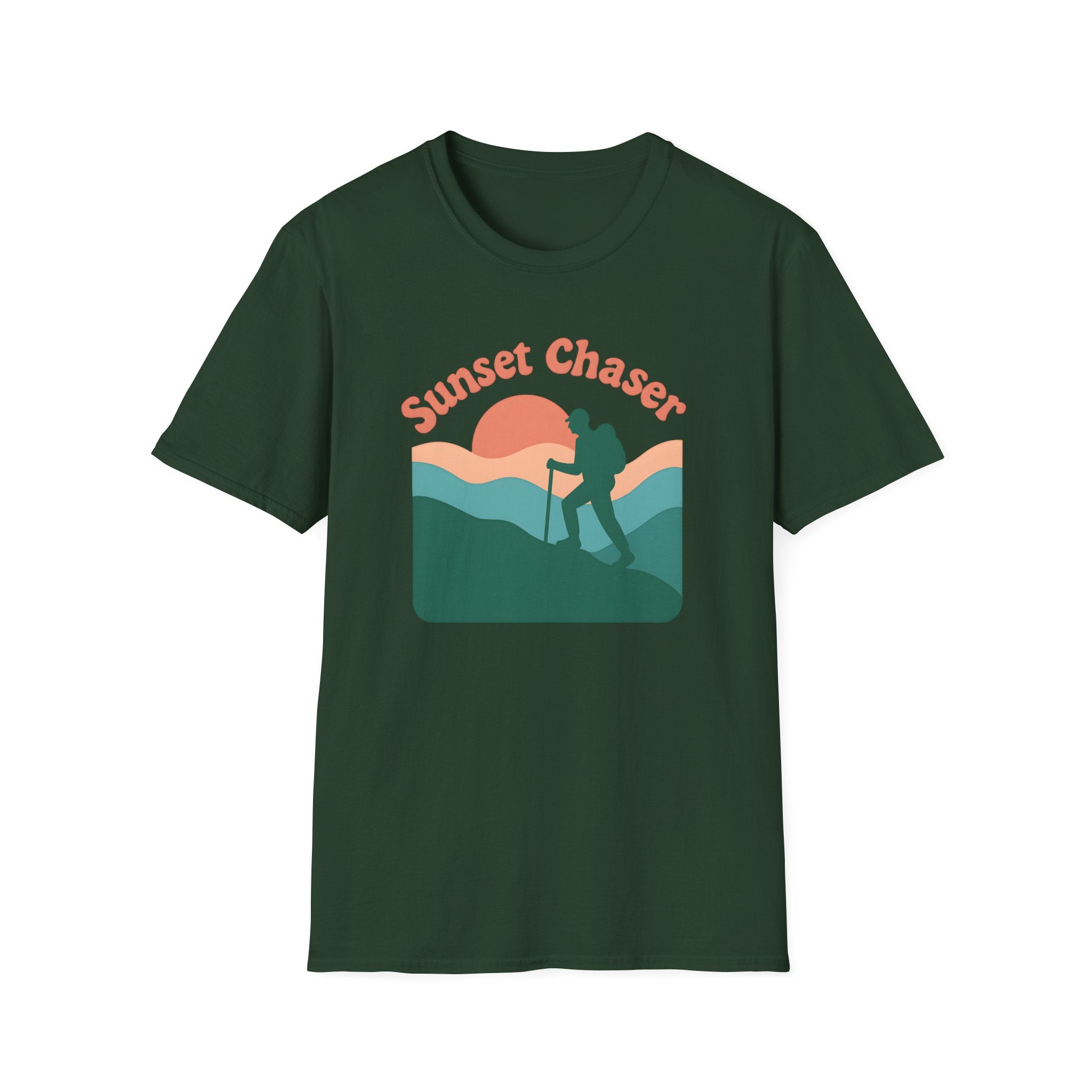 Hiker on Sunset Trail T-Shirt