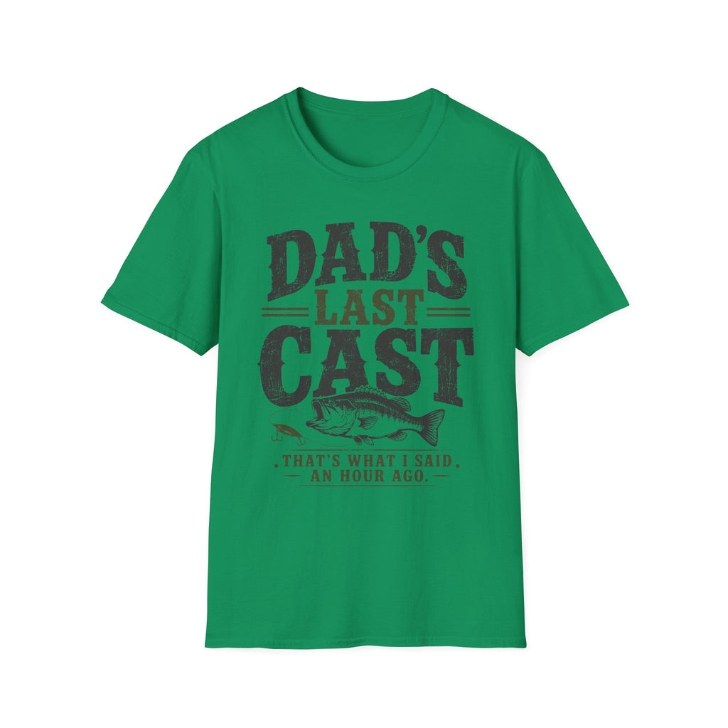 Dad's Last Cast Fishing T-Shirt