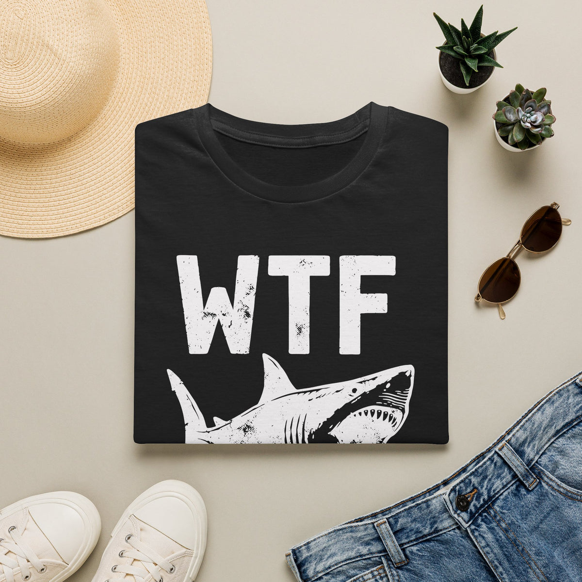 WTF Where's The Fish? Shark T-Shirt