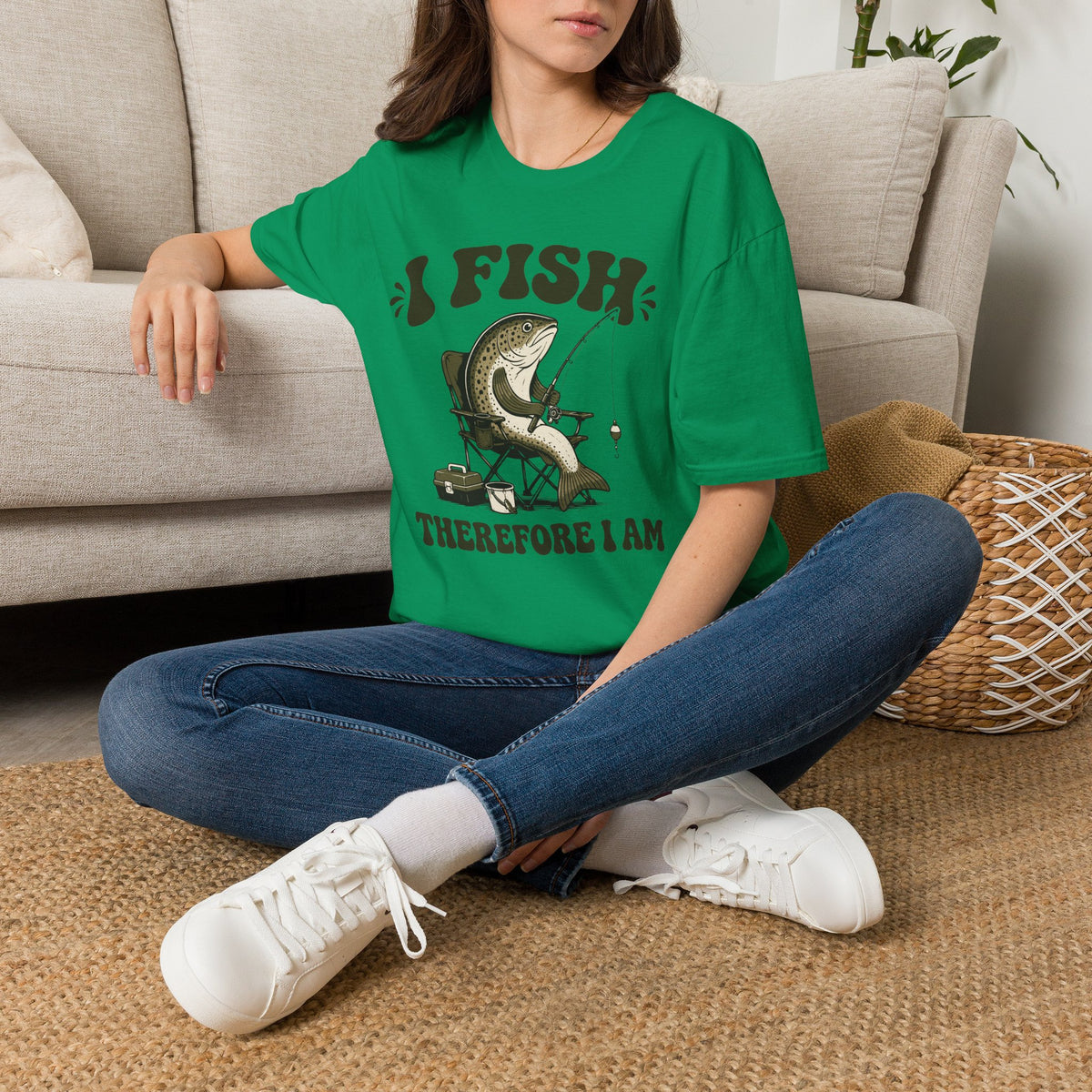 I Fish Therefore I Am T-Shirt