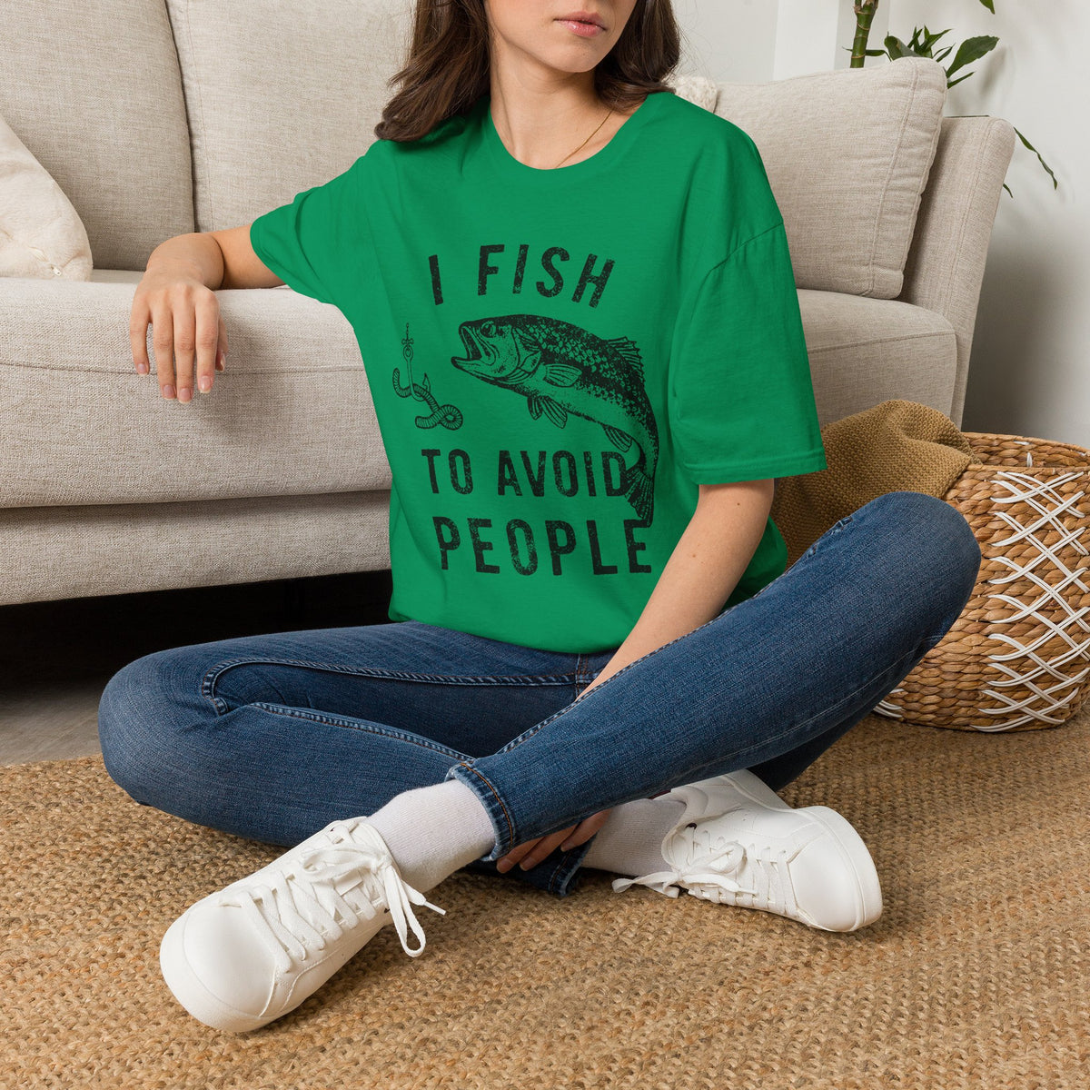 I Fish To Avoid People T-Shirt