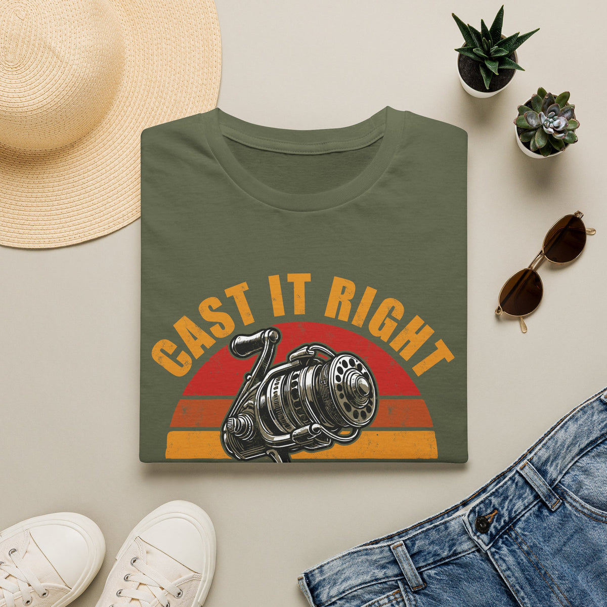 Cast It Right Reel It Tight T-Shirt
