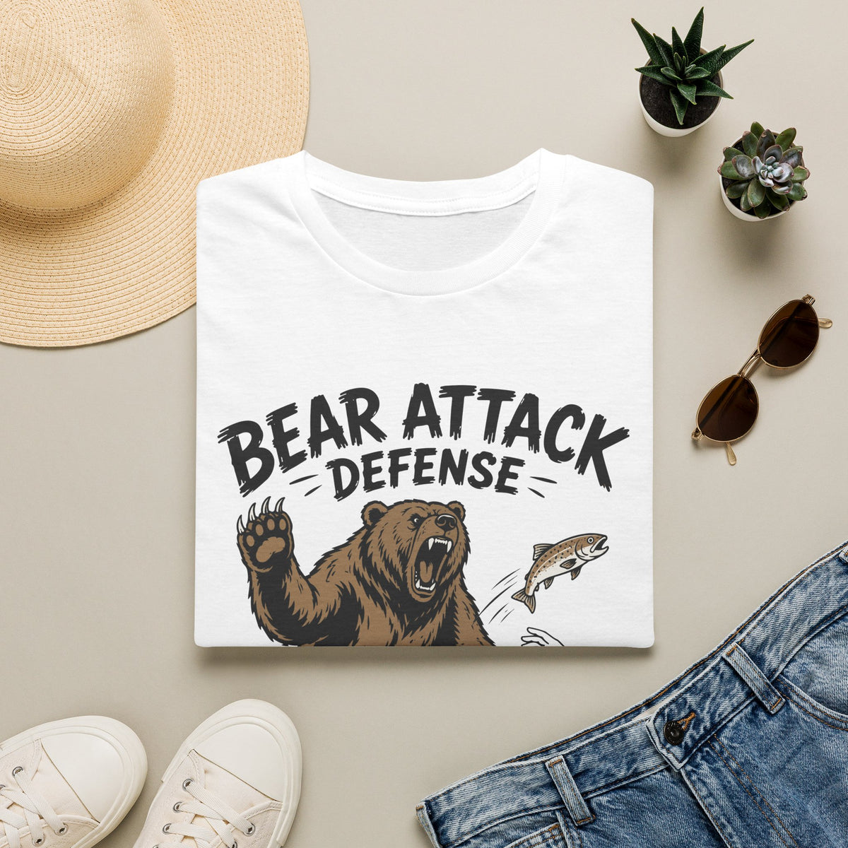 Bear Attack Defense T-Shirt