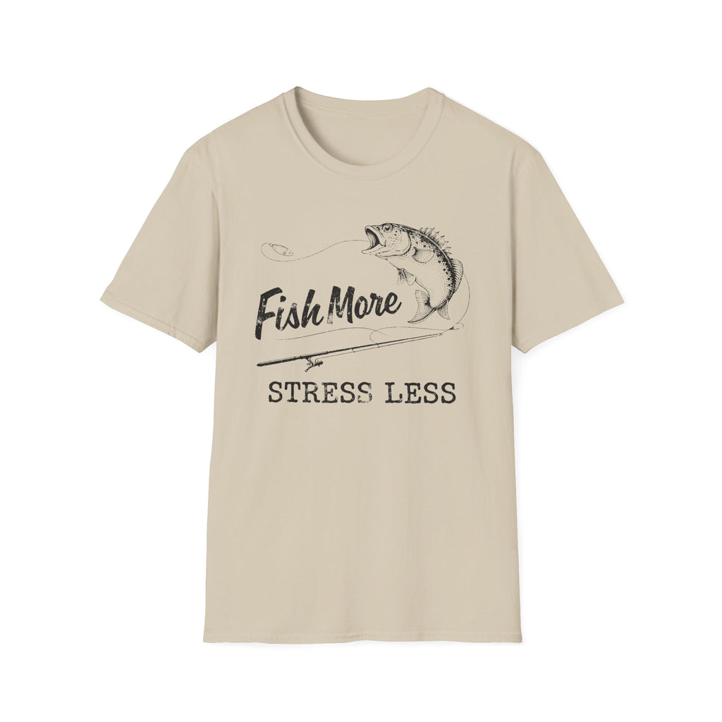 Fish More Stress Less T-Shirt