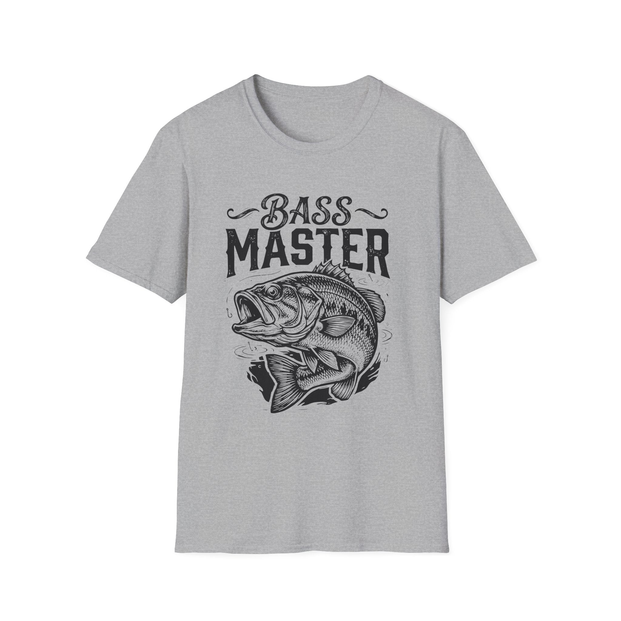Bass Master T-Shirt — Vintage Fishing Graphic Tee for Anglers