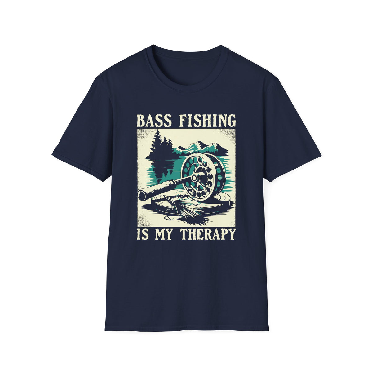 Bass Fishing Is My Therapy T-Shirt