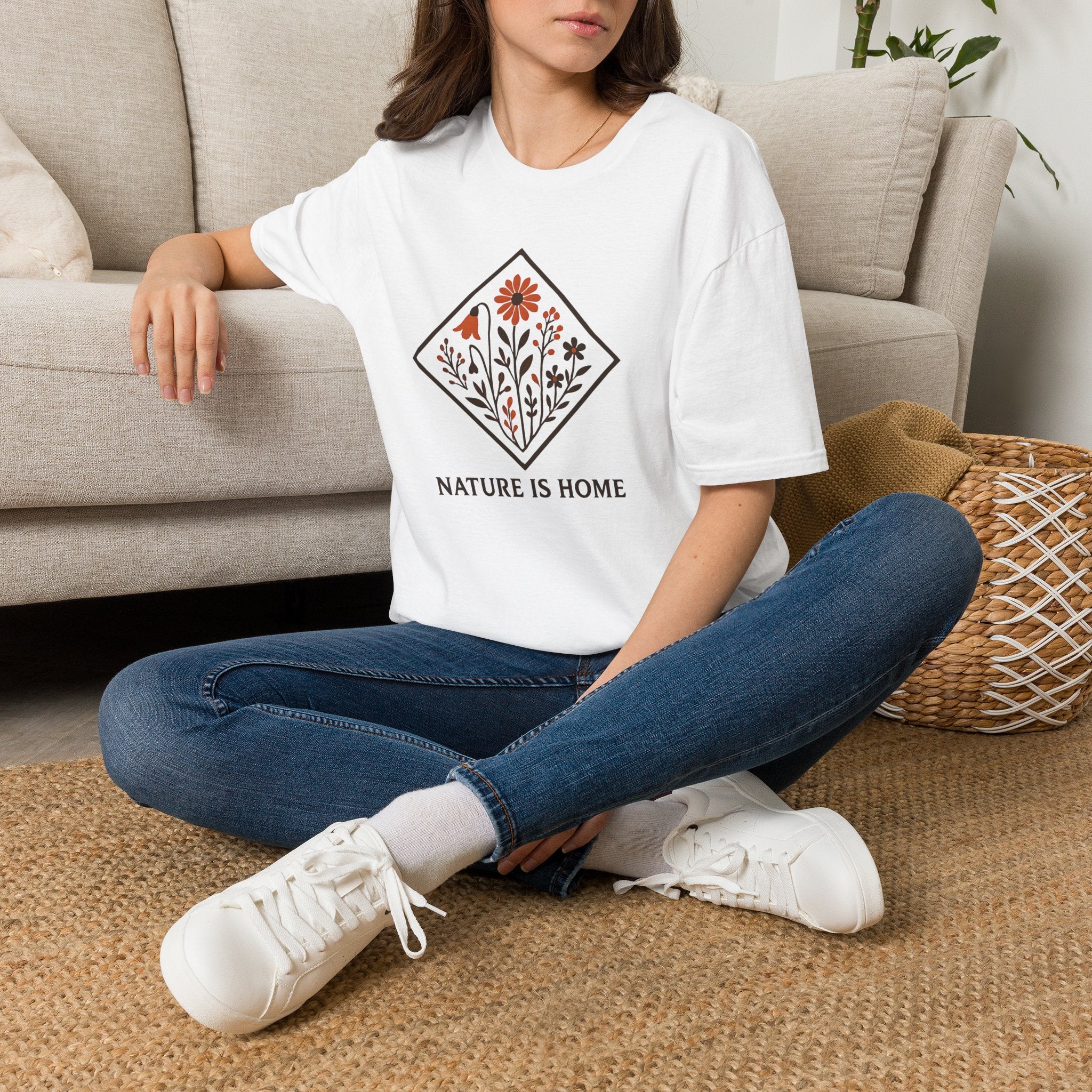 Floral Nature Artwork T-Shirt
