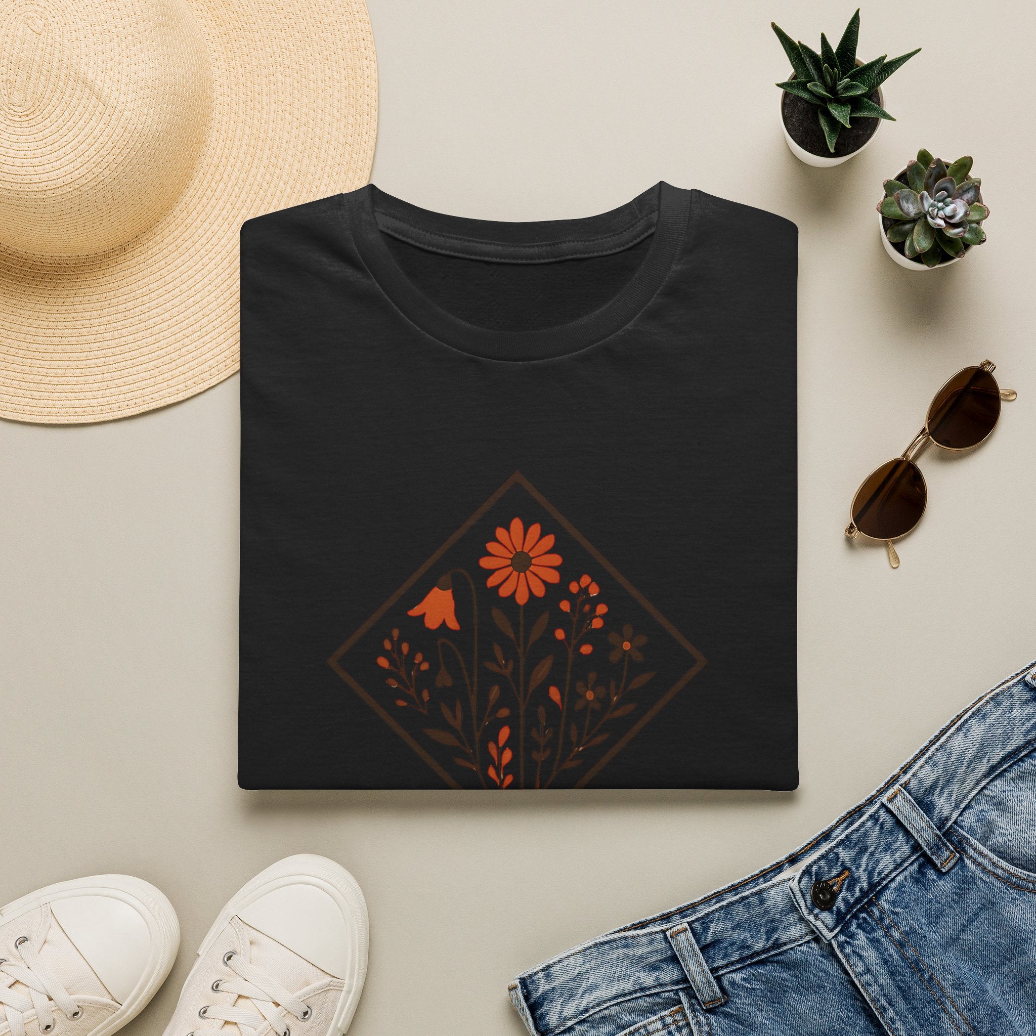 Floral Nature Artwork T-Shirt