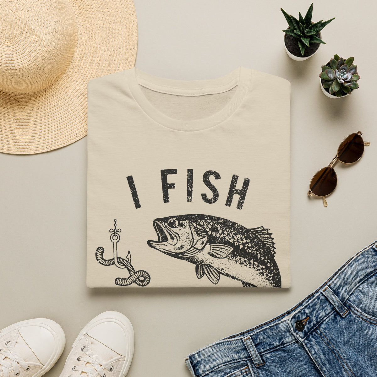 I Fish To Avoid People T-Shirt