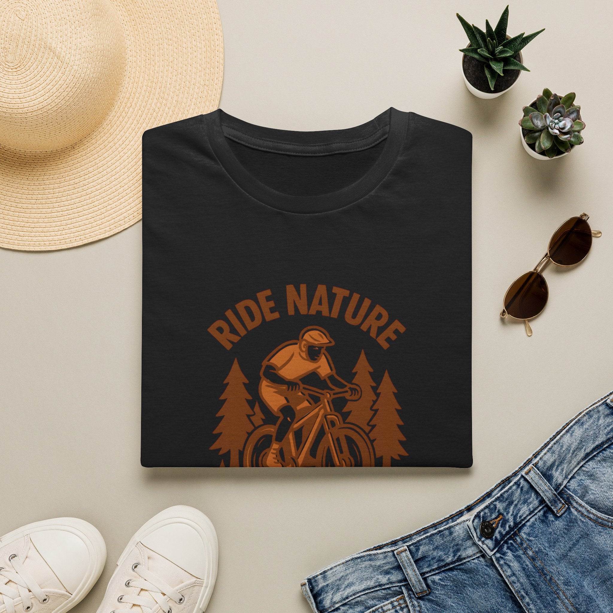 Forest Mountain Biking T-Shirt