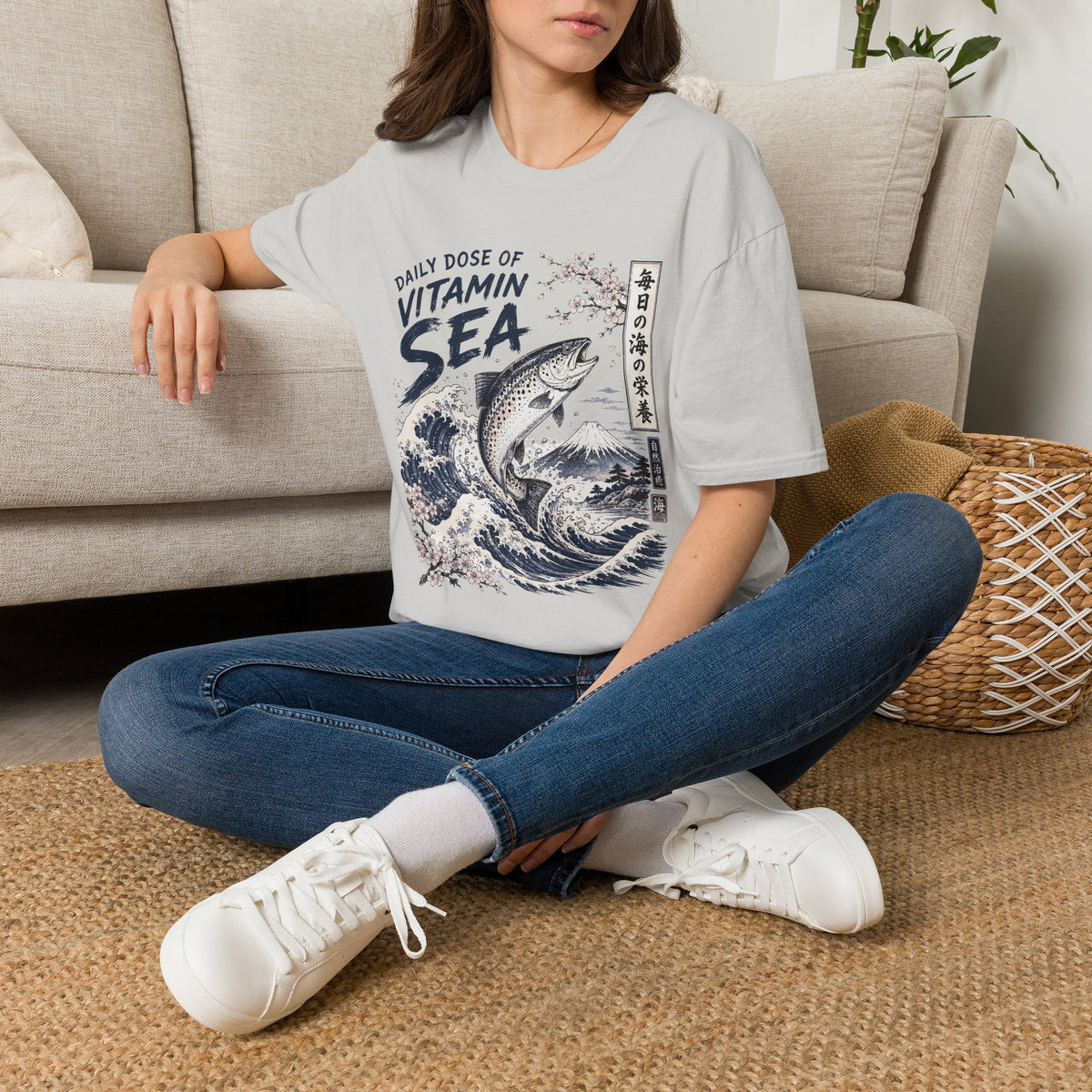 Vitamin Sea Japanese Wave Fish T-Shirt